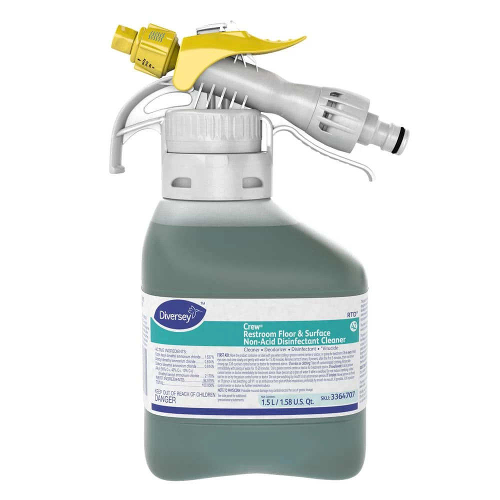 New ✔️ Diversey Crew® 1.5 L Bathroom Cleaner, 2 Per Case 💯 1 New ✔️ Diversey Crew® 1.5 L Bathroom Cleaner, 2 Per Case 💯