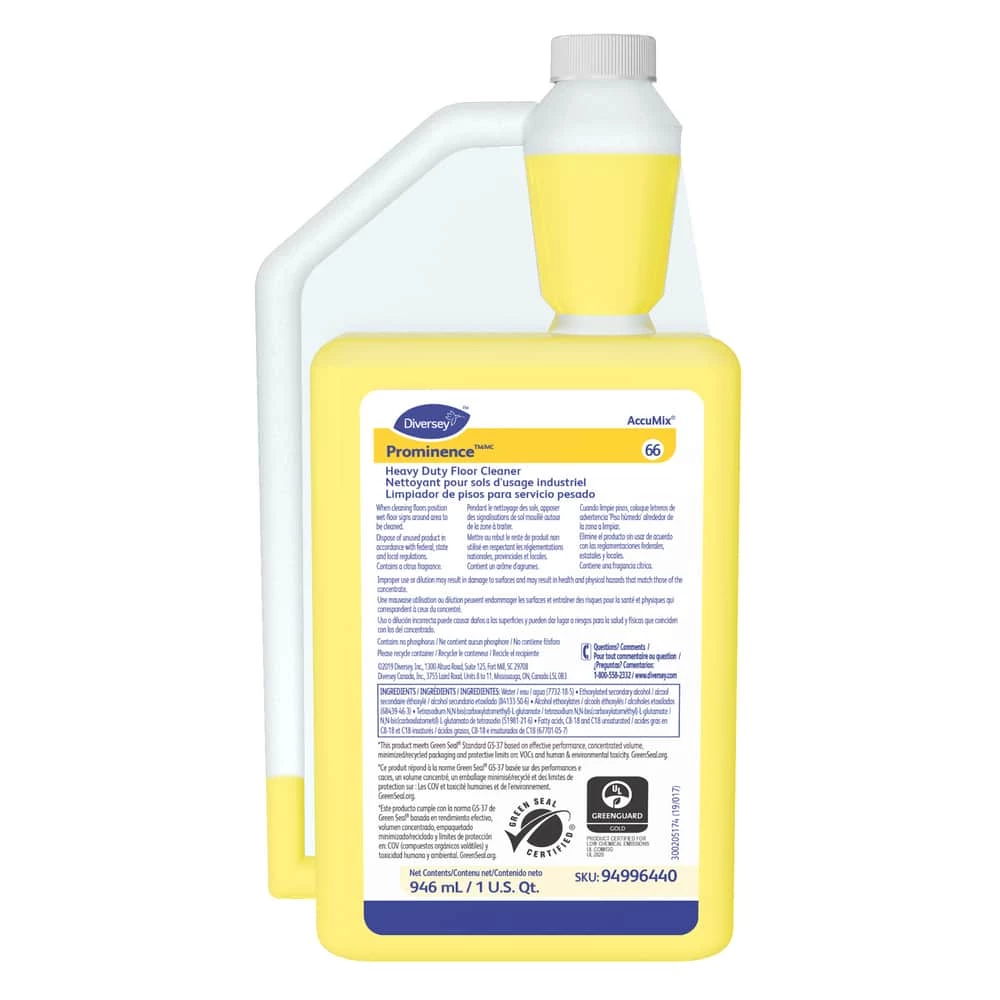 Wholesale 👏 Diversey AccuMix® 32 oz Heavy Duty Floor Cleaner (Case of 6) ✨ 1 Wholesale 👏 Diversey AccuMix® 32 oz Heavy Duty Floor Cleaner (Case of 6) ✨