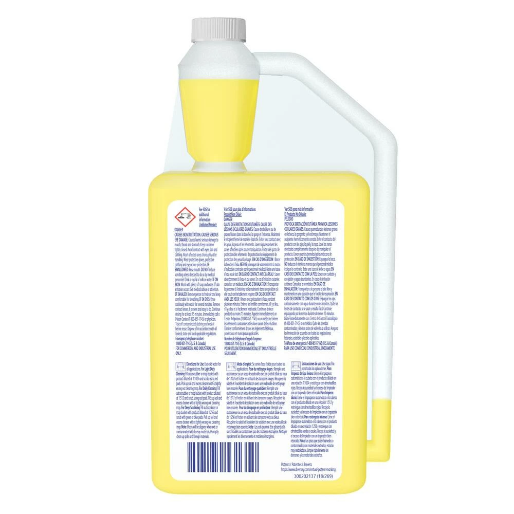 Wholesale 👏 Diversey AccuMix® 32 oz Heavy Duty Floor Cleaner (Case of 6) ✨ 3 Wholesale 👏 Diversey AccuMix® 32 oz Heavy Duty Floor Cleaner (Case of 6) ✨ - Image 3