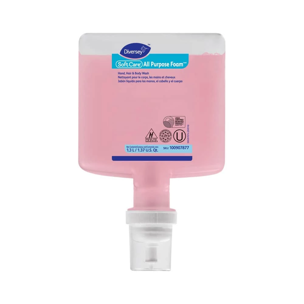 Wholesale 😀 Diversey Soft Care® 1.3 L General Purpose Liquid or Foam Handwash in Pink, 6 Per Case ⭐ 1 Wholesale 😀 Diversey Soft Care® 1.3 L General Purpose Liquid or Foam Handwash in Pink, 6 Per Case ⭐