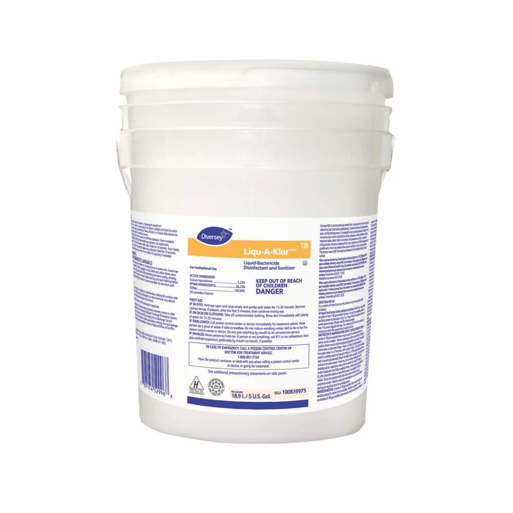 Hot Sale ⭐ Diversey Liqu-A-Klor™ 5 gal Chlorine Disinfectant 🎁 1 Hot Sale ⭐ Diversey Liqu-A-Klor™ 5 gal Chlorine Disinfectant 🎁