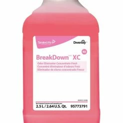 Hot Sale 🎉 Diversey BreakDown™ XC 2.5 L Odor Eliminator and Cleaner Concentrate Fresh, 2 Per Case ✔️