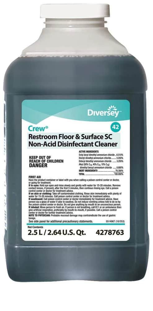 Deals 👏 Diversey Crew® 2.5 L Floor & Surface Cleaner Case of 2 💯 1 Deals 👏 Diversey Crew® 2.5 L Floor & Surface Cleaner Case of 2 💯