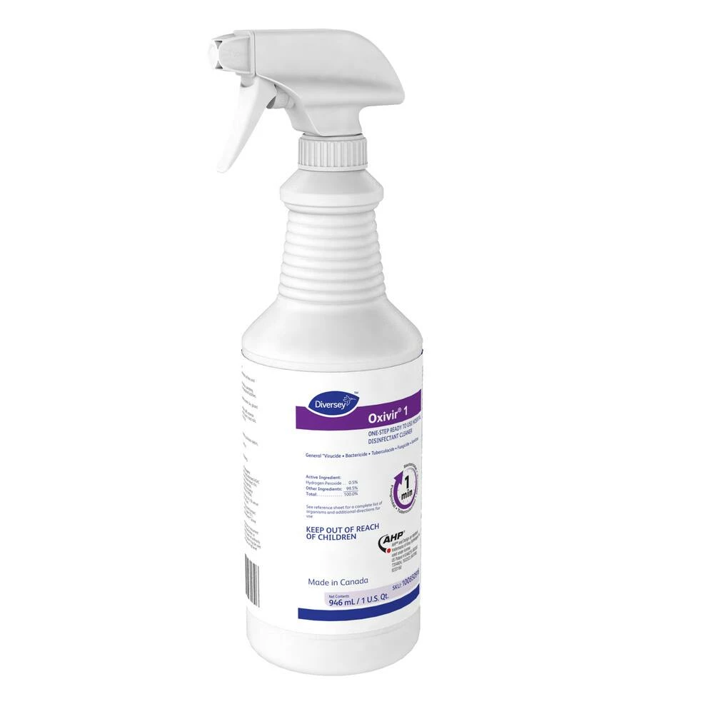 Flash Sale 💯 Diversey Oxivior® 1 32 oz. Ready-to-Use Disinfectant Cleaner, 12 Per Case 😀 2 Flash Sale 💯 Diversey Oxivior® 1 32 oz. Ready-to-Use Disinfectant Cleaner, 12 Per Case 😀 - Image 2